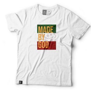 Made By God Colored Logo T-Shirt (White)